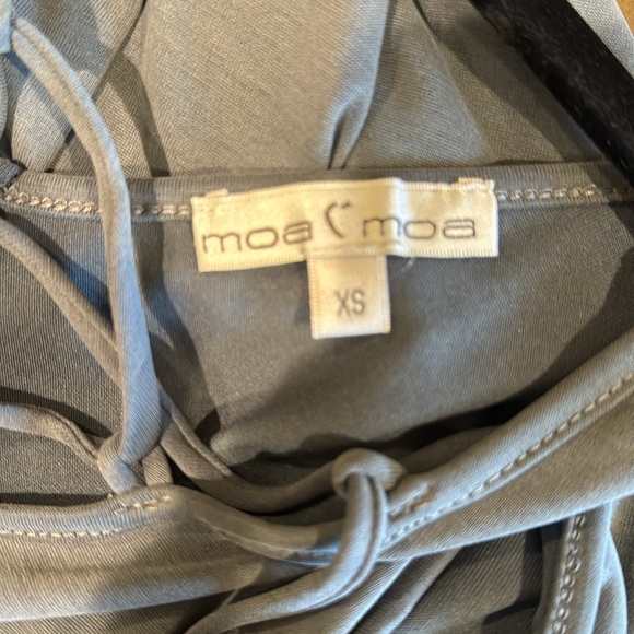 NWT Dry Goods Moa Moa Teal Lace Front Tank - Picture 5 of 5